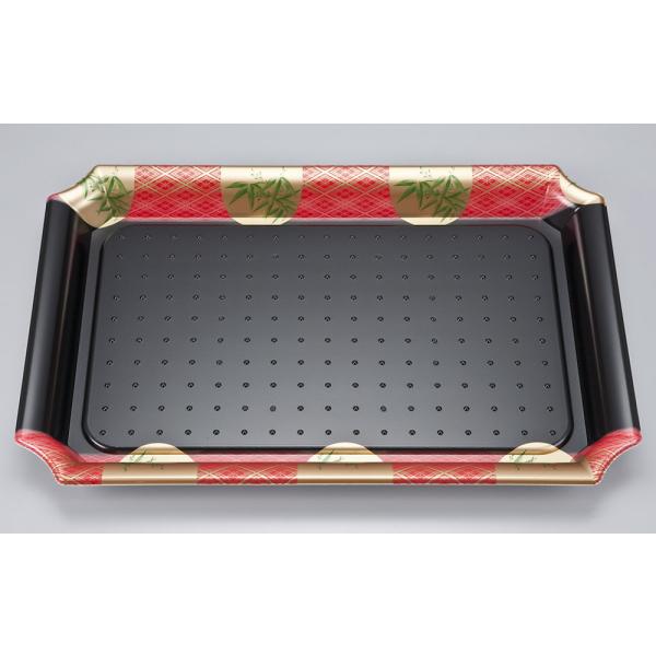 【蓋付き】SF盛皿59(笹山赤) 【本体20枚・蓋20枚セット】